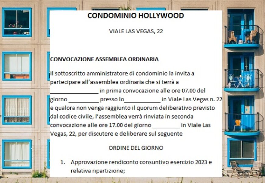 Convocazione assemblea condominiale: Regole e procedure.
