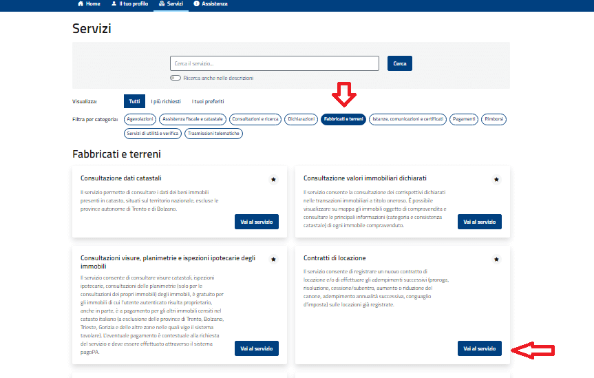 Registrazione del contratto di locazione online: Guida pratica. 3 contratto locazione 1 bis