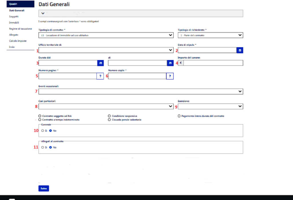 Registrazione del contratto di locazione online: Guida pratica. 7 contratto locazione 6 1