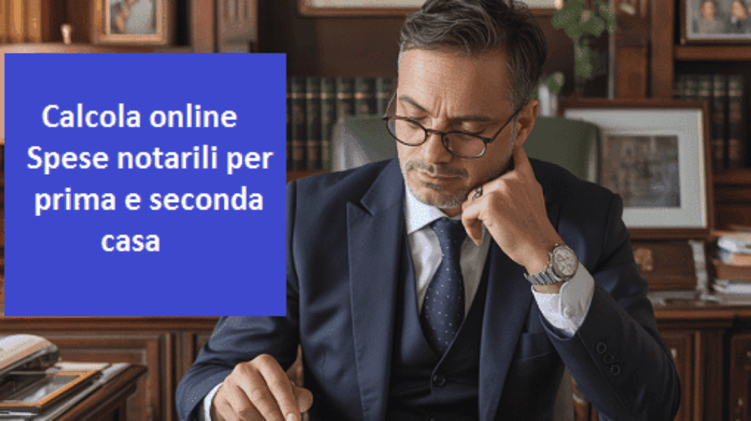 Calcola le spese notarili per prima e seconda casa